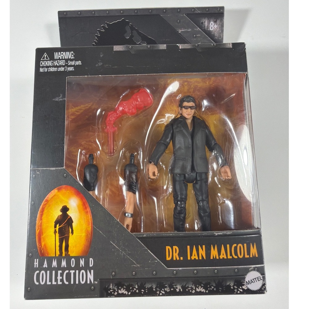NEW Jurassic Park Hammond Collection Dr. Ian Malcolm Action Figure Mattel NIB